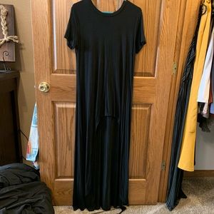 Black Crazy Train High Low Top